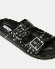 ABOTT BLACK LEATHER