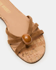 CALISSI STONE CHESTNUT SUEDE