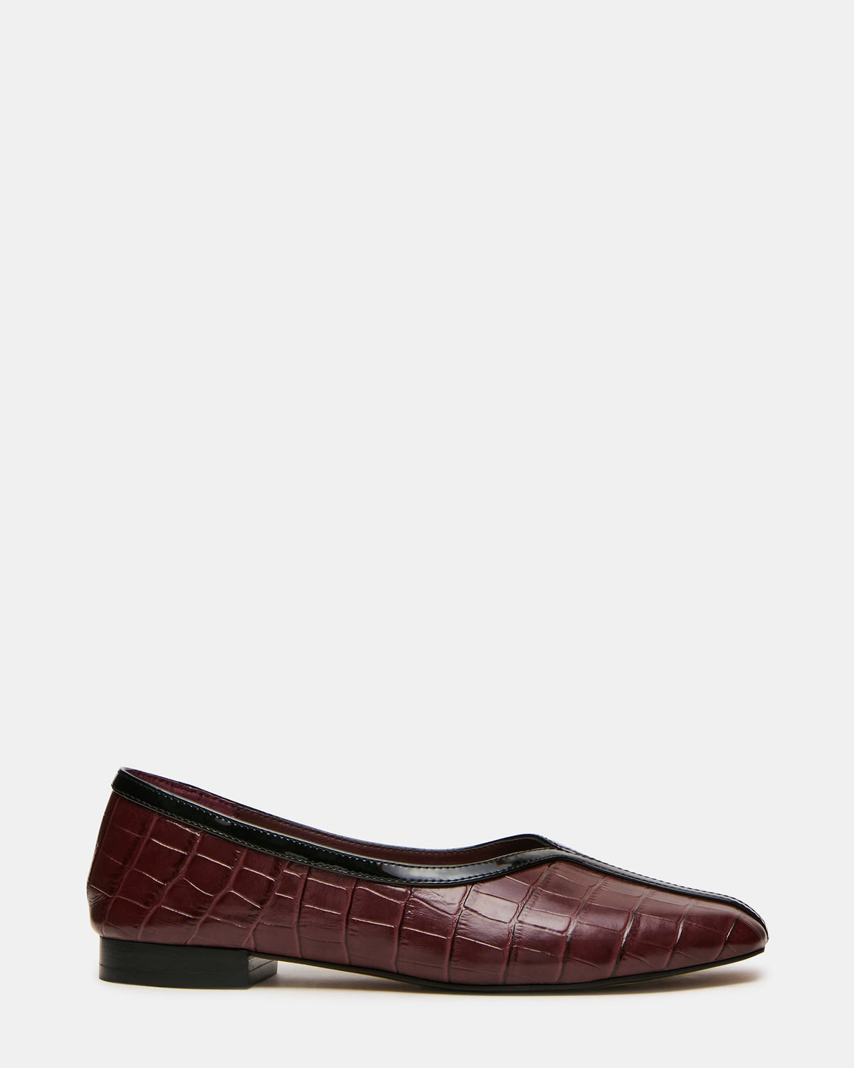 DORELIA BURGUNDY CROCODILE LEATHER