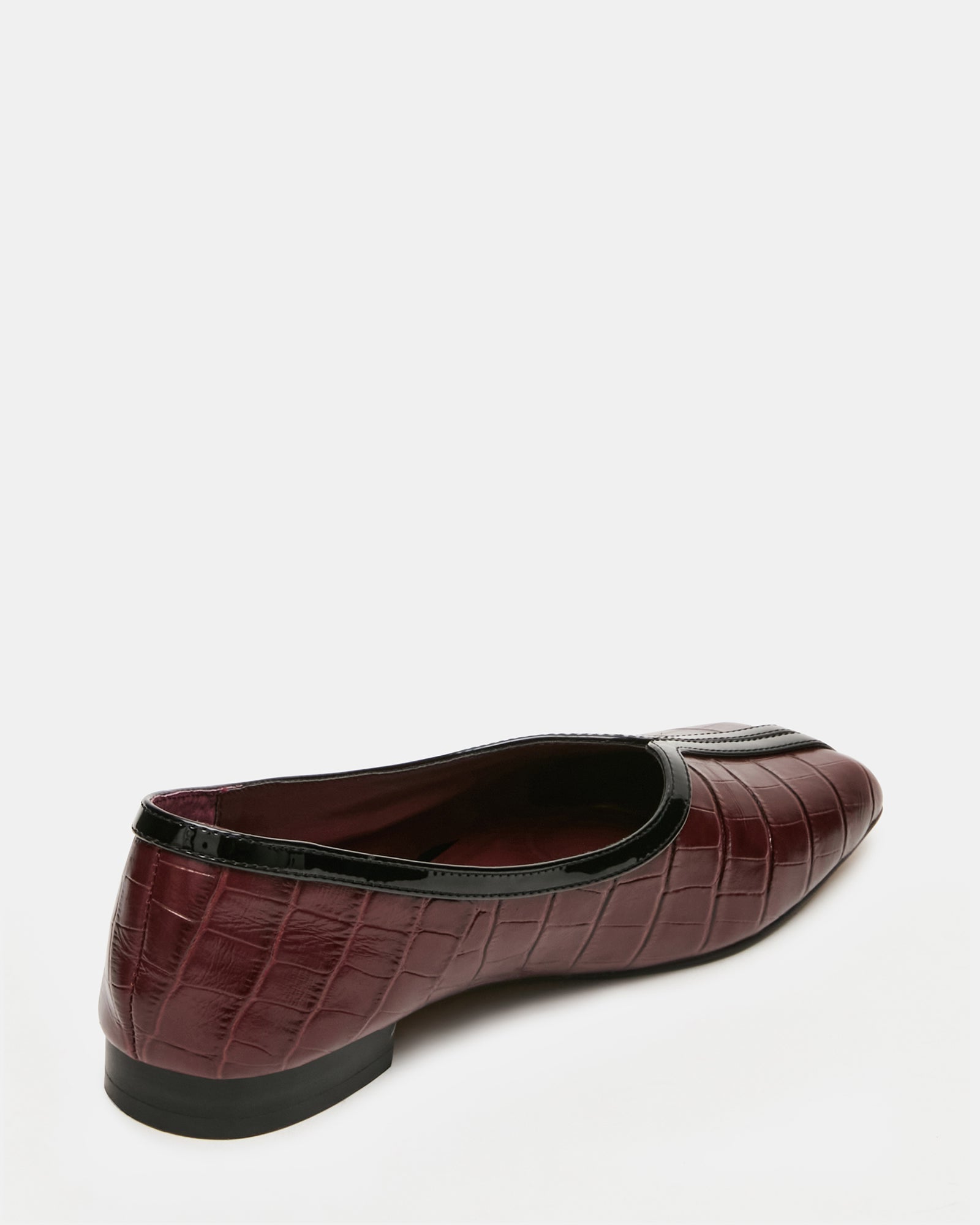DORELIA BURGUNDY CROCODILE LEATHER