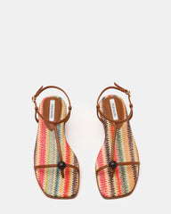 RITZY WOOD BROWN MULTI